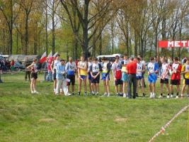 30.04.2008 roku X Mazowieckie Igrzyska Młodzieży Szkolnej sztafetowe biegi przełajowe - Jedlińsk